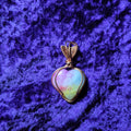 Rainbow Quartz Heart